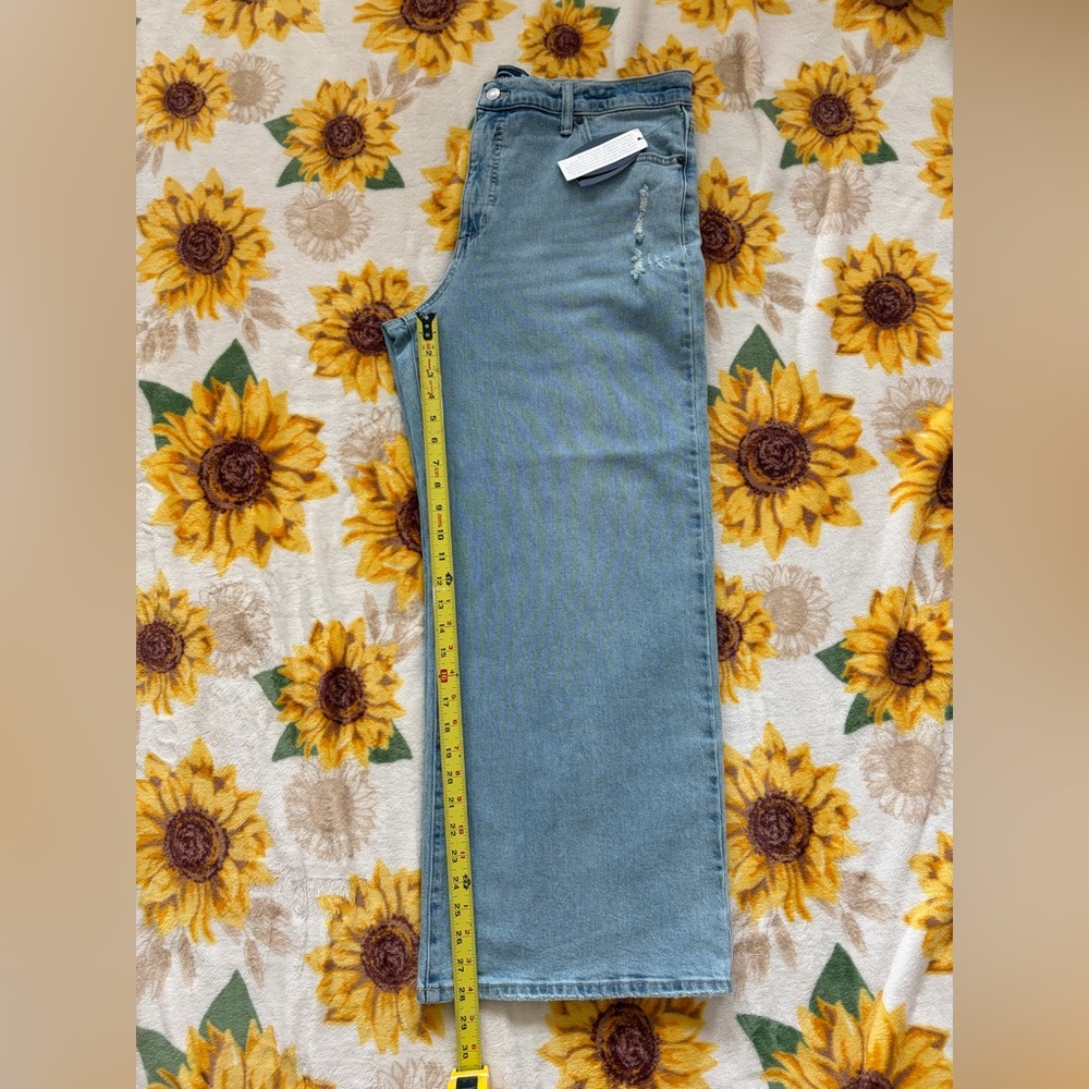 ❤️Scoop Women’s Wide Leg, low slung  Jeans, Sizes 14 NWT - Picture 10 of 11